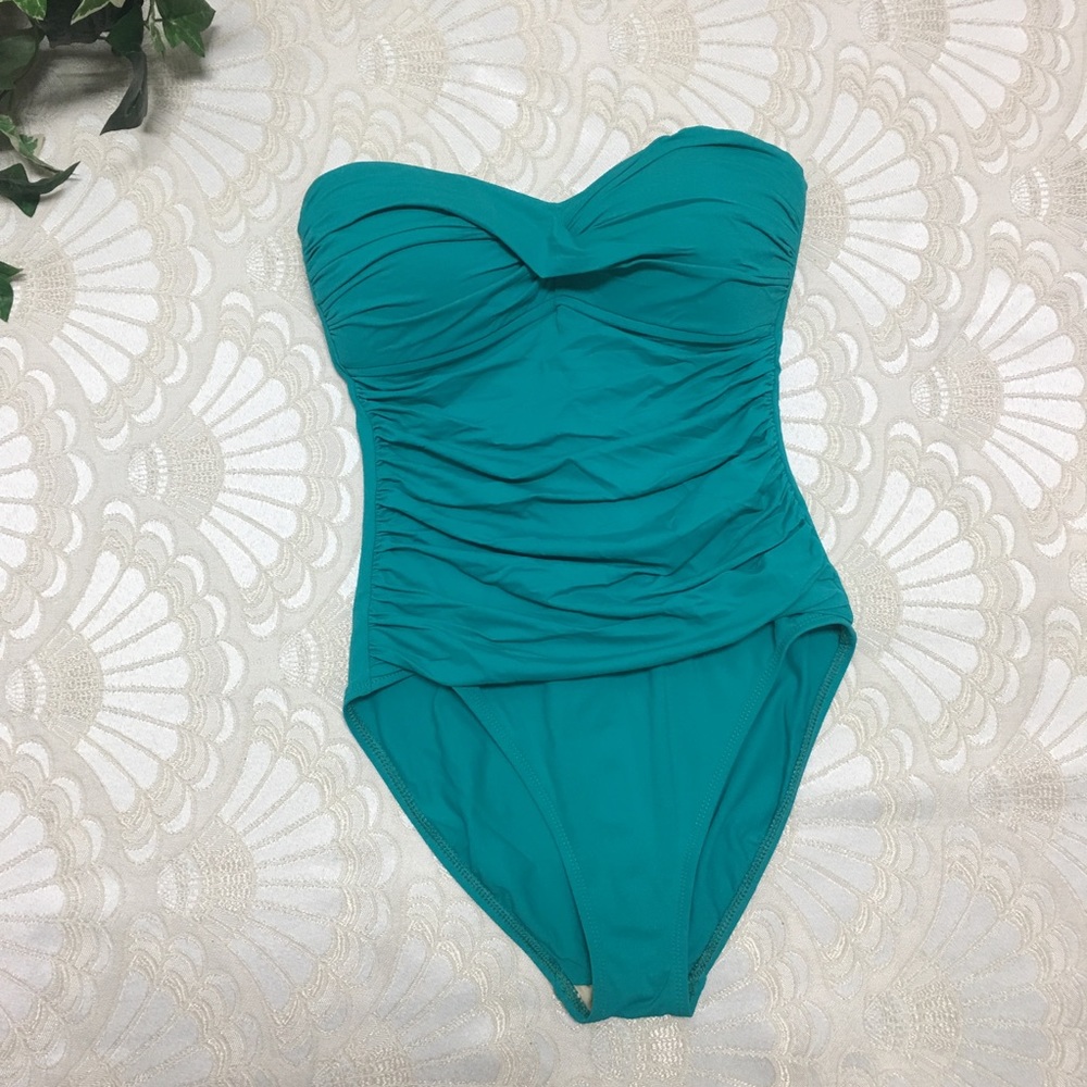 Strapless rushing Swinsuit One Piece Sz 10